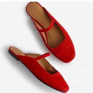 Madewell Greta Ballet Flat Mule SZ 7 NWOB